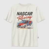Dziecięca koszulka z nadrukiem „Nascar Retro Racer”
