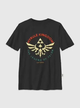 Dziecięca koszulka z nadrukiem „Nintendo Zelda: Królestwo Hyrule”