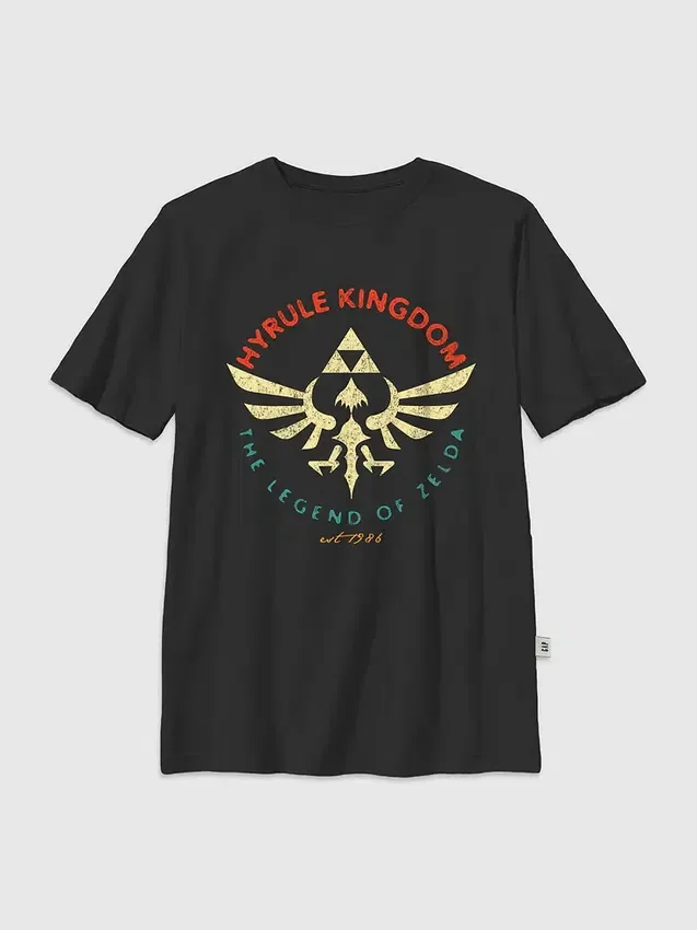 Dziecięca koszulka z nadrukiem „Nintendo Zelda: Królestwo Hyrule”