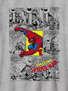 Dziecięca koszulka z nadrukiem okładki komiksu Spider-Mana