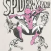 Dziecięca koszulka z nadrukiem przedstawiającym Spider-Mana w stylu vintage