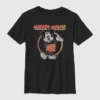 Dziecięca koszulka z nadrukiem w stylu vintage „Mickey i przyjaciele”