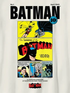 Dziecięca koszulka z nadrukiem z komiksu Batman w stylu vintage