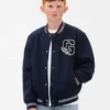 Dziecięca kurtka bomberka z logo Varsity