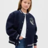 Dziecięca kurtka bomberka z logo Varsity