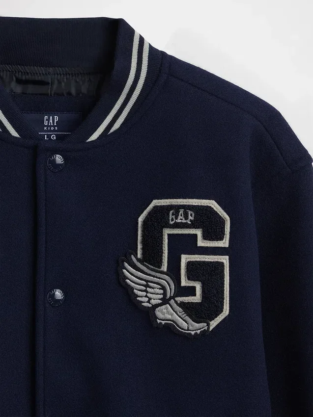 Dziecięca kurtka bomberka z logo Varsity