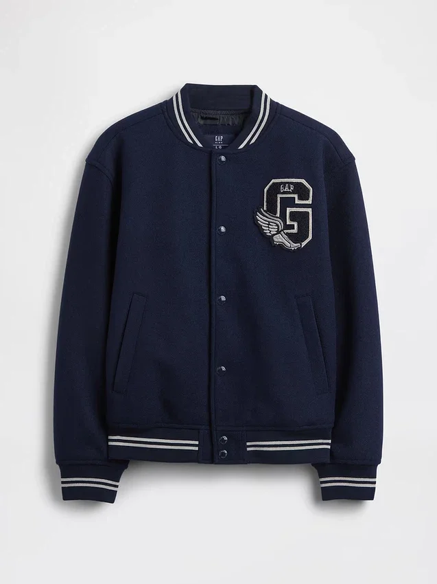 Dziecięca kurtka bomberka z logo Varsity