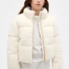 Dziecięca kurtka puchowa z podszewką z polaru Sherpa