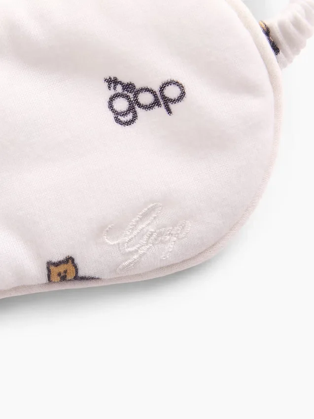 Dziecięca maska do spania z Gap Logo z recyklingu