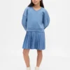 Dziecięca sukienka z bluzą z plisami Vintagesoft