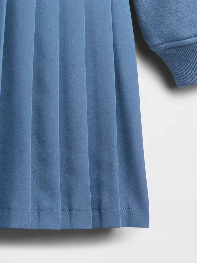 Dziecięca sukienka z bluzą z plisami Vintagesoft