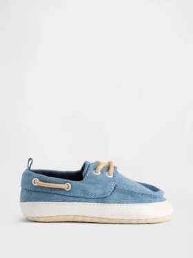 Dziecięce dżinsowe buty żeglarskie