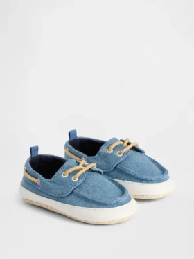 Dziecięce dżinsowe buty żeglarskie