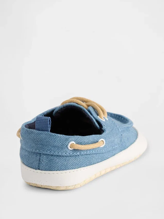 Dziecięce dżinsowe buty żeglarskie