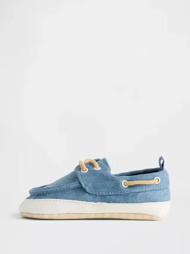Dziecięce dżinsowe buty żeglarskie