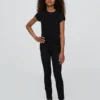 Dziecięce jeansy skinny o średniej wysokości talii