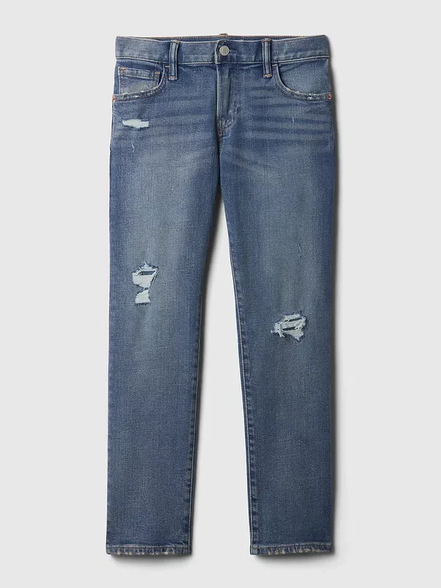Dziecięce jeansy slim „Rip & Repair”