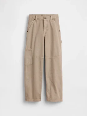 Dziecięce jeansy typu baggy w stylu stolarza