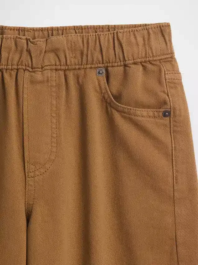 Dziecięce jeansy typu baggy z zwężanymi nogawkami