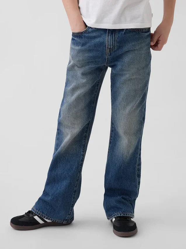 Dziecięce jeansy typu relaxed bootcut