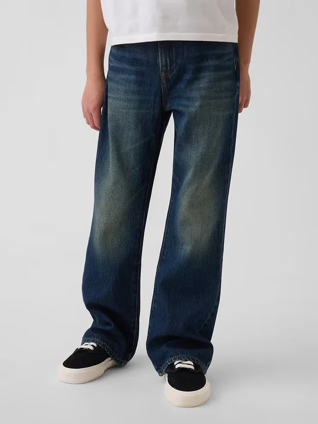 Dziecięce jeansy typu relaxed bootcut