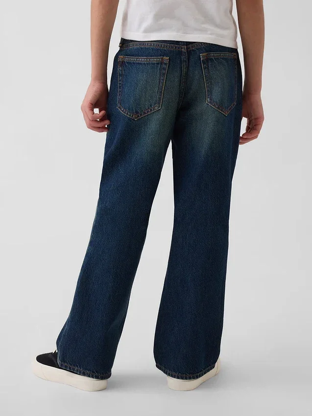 Dziecięce jeansy typu relaxed bootcut