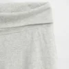Dziecięce legginsy z szerokimi nogawkami i podwiniętym pasem