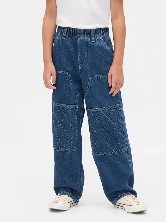 Dziecięce luźne Jeansy typu „Carpenter”