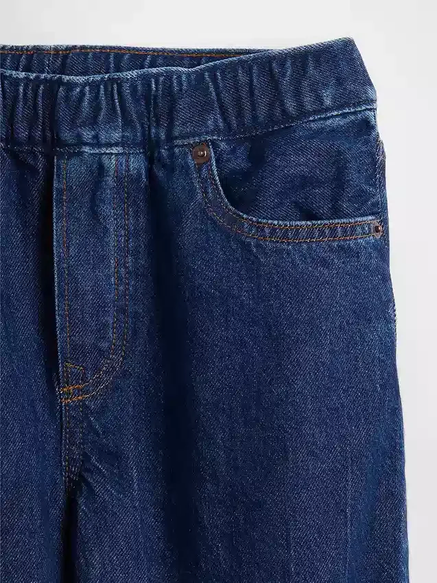 Dziecięce luźne Jeansy z zwężanymi nogawkami