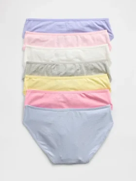 Dziecięce majtki bikini z nazwami dni tygodnia (pakiet 7 sztuk)
