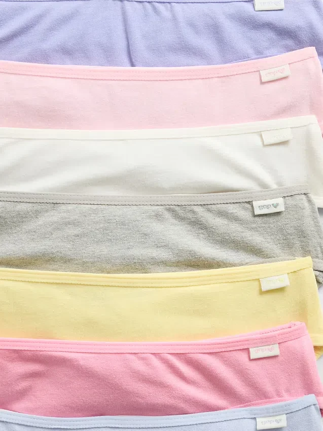 Dziecięce majtki bikini z nazwami dni tygodnia (pakiet 7 sztuk)