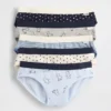 Dziecięce majtki typu bikini z elastycznej bawełny organicznej (pakiet 5 sztuk)