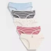 Dziecięce majtki typu bikini z elastycznej bawełny organicznej (pakiet 5 sztuk)