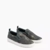 Dziecięce płócienne trampki typu slip-on w kamuflażu
