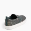 Dziecięce płócienne trampki typu slip-on w kamuflażu