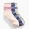Dziecięce skarpetki z paskami w stylu colorblock (pakiet 3 szt.)