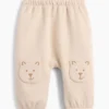 Dziecięce spodnie dresowe Vintagesoft z naszywkami Brannan Bear na kolanach
