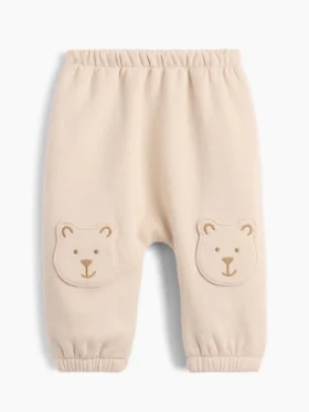 Dziecięce spodnie dresowe Vintagesoft z naszywkami Brannan Bear na kolanach