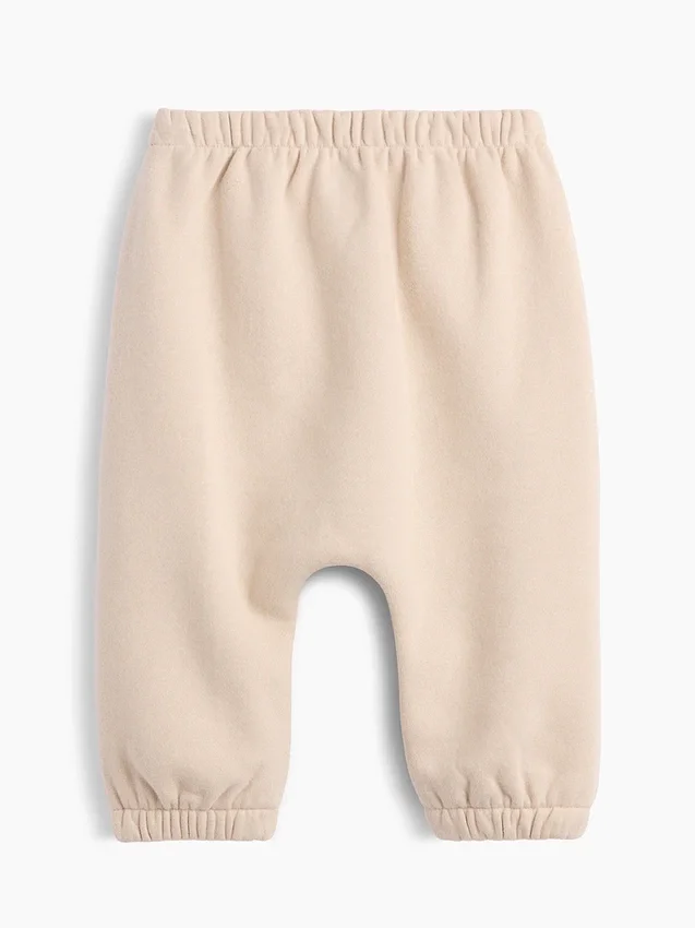 Dziecięce spodnie dresowe Vintagesoft z naszywkami Brannan Bear na kolanach