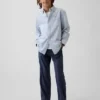 Dziecięce spodnie w stylu modern uniform o luźnym, prostym kroju w kolorze khaki