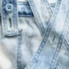 Dziecięce szorty dżinsowe w stylu tie-dye o luźnym kroju