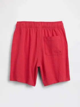 Dziecięce szorty kąpielowe z tkaniny seersucker, 5″