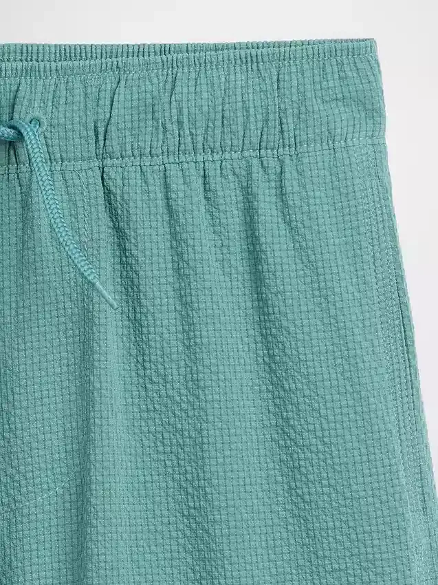 Dziecięce szorty kąpielowe z tkaniny seersucker, 5"