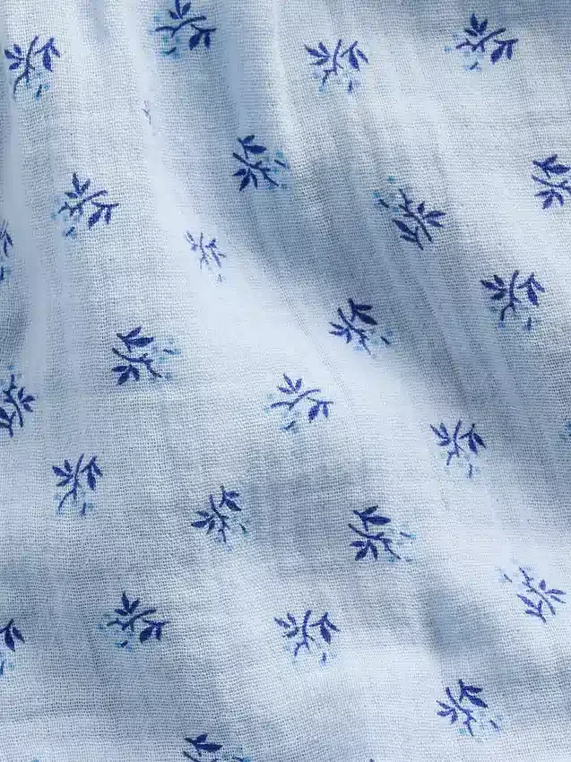 Dziecięce szorty z bawełnianej gazy z falbanami
