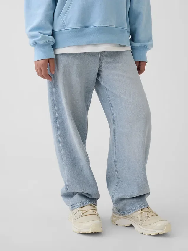 Dziecięce, ultramiękkie Jeansy typu baggy