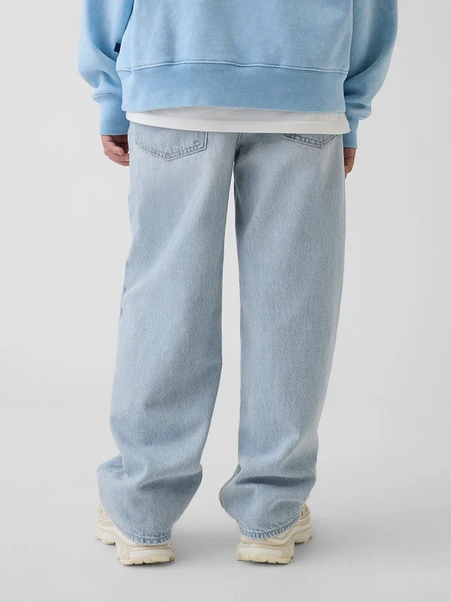 Dziecięce, ultramiękkie Jeansy typu baggy