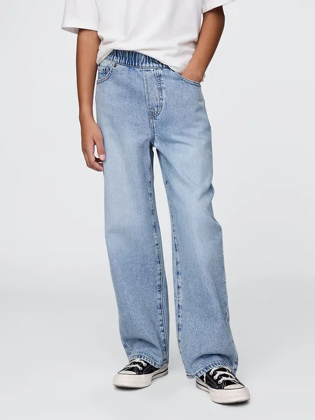 Dziecięce, ultramiękkie, luźne Jeansy typu baggy
