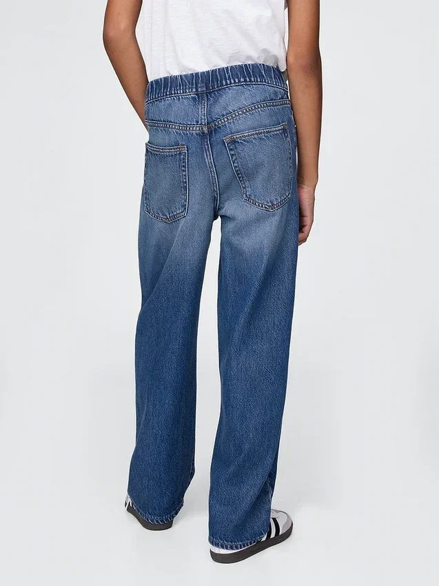 Dziecięce, ultramiękkie, luźne Jeansy typu baggy