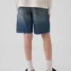Dziecięce, ultramiękkie, luźne szorty dżinsowe w stylu lat 90.