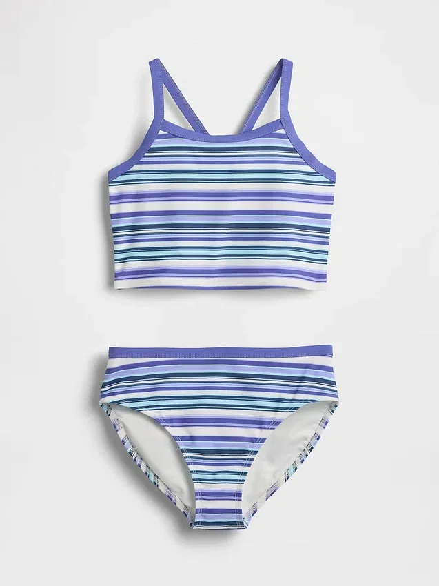 Dziecięcy dwuczęściowy strój kąpielowy typu tankini